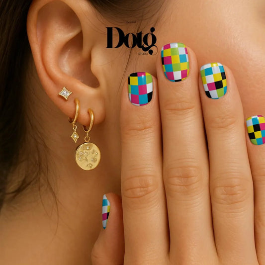 Colorblock Nail Wraps
