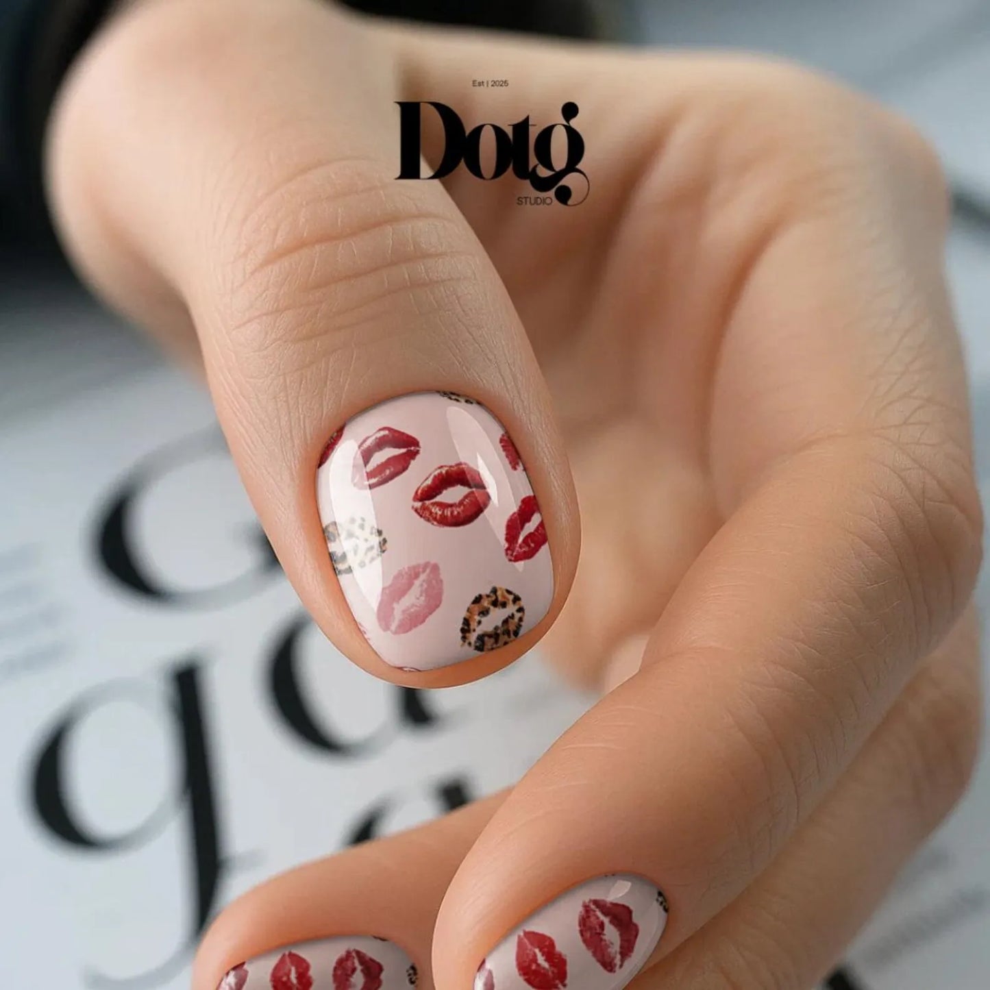 Leopard Kiss Nail Wraps