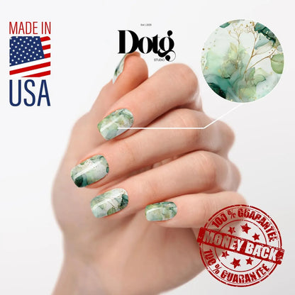 Emerald Mist Nail Wraps