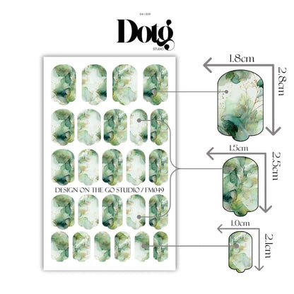 Emerald Mist Nail Wraps