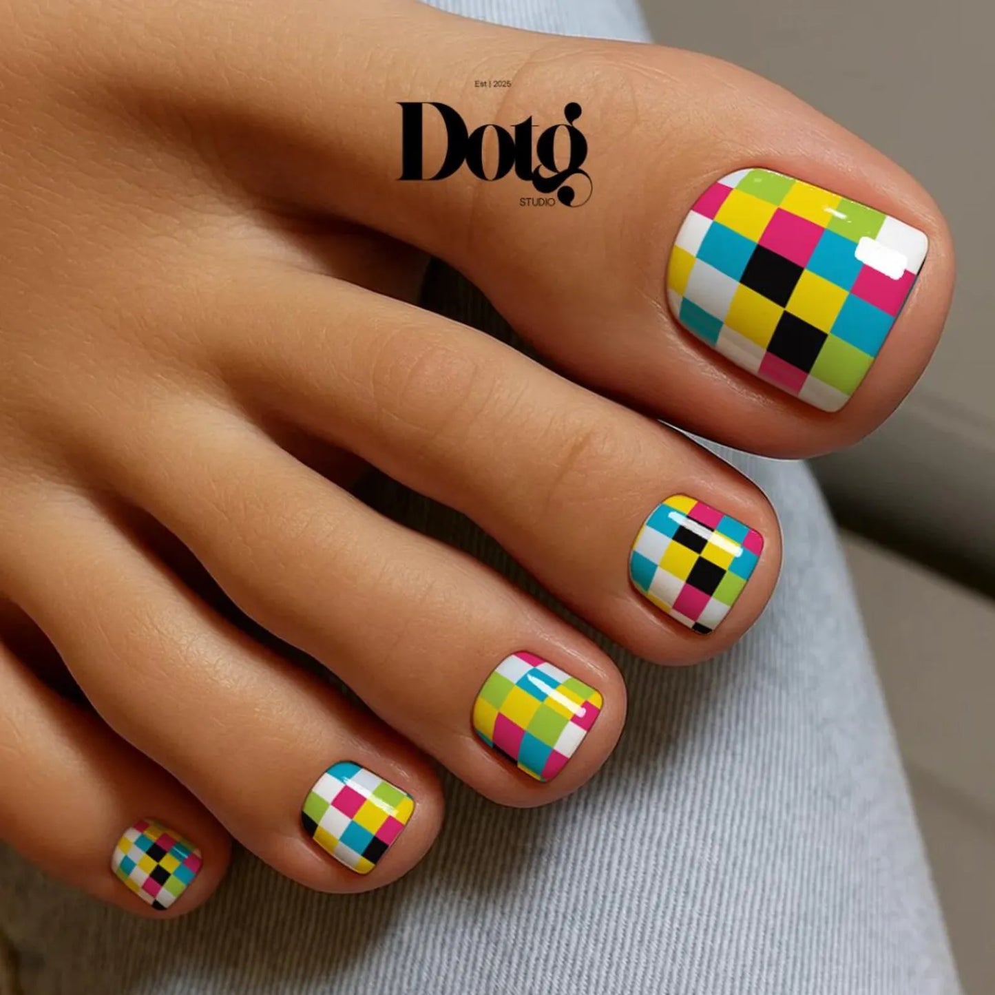 Colorblock Nail Wraps