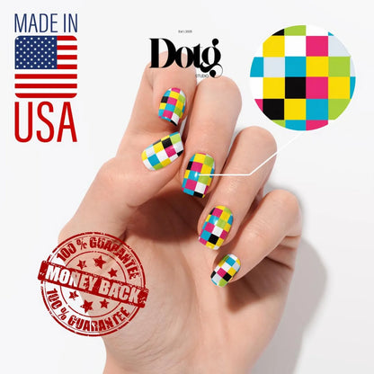 Colorblock Nail Wraps