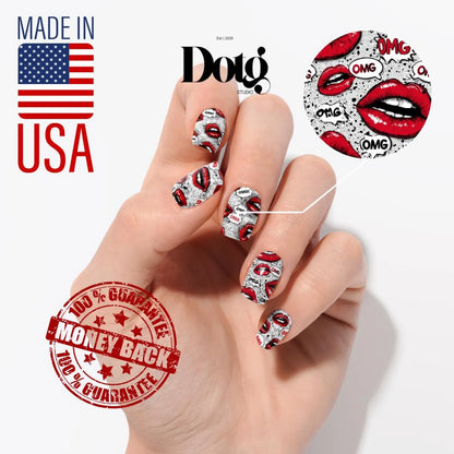 Pop Lips OMG Nail Wraps