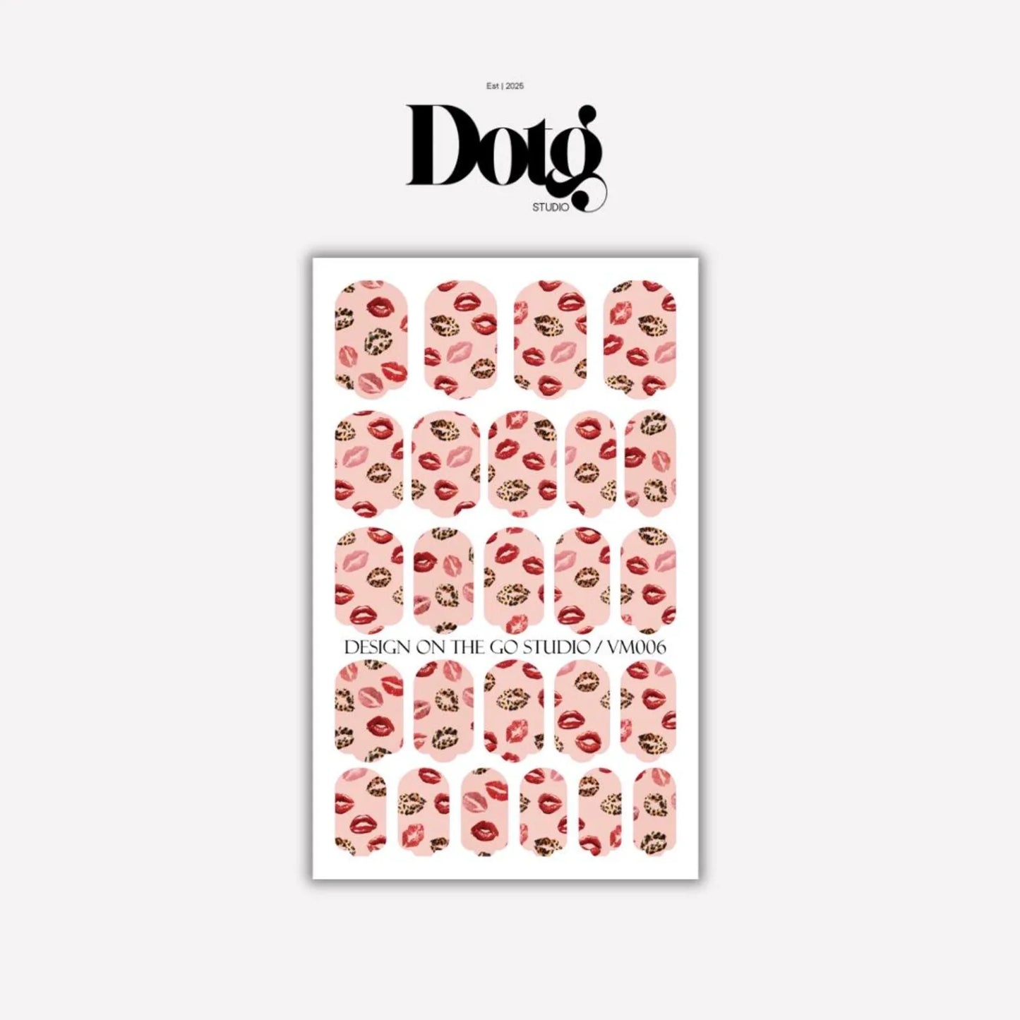 Leopard Kiss Nail Wraps