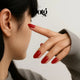 Dark Red Nail Wrap